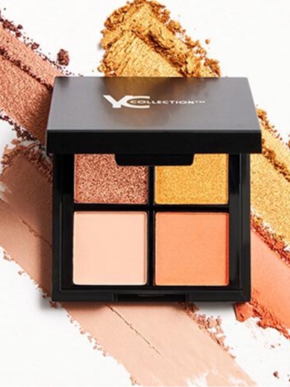 YC COLLECTION Eyeshadow Quad Sun/El Alba/Earth/Peach 4g BRAND NEW